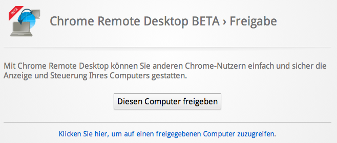 google chrome remote desktop windows xp